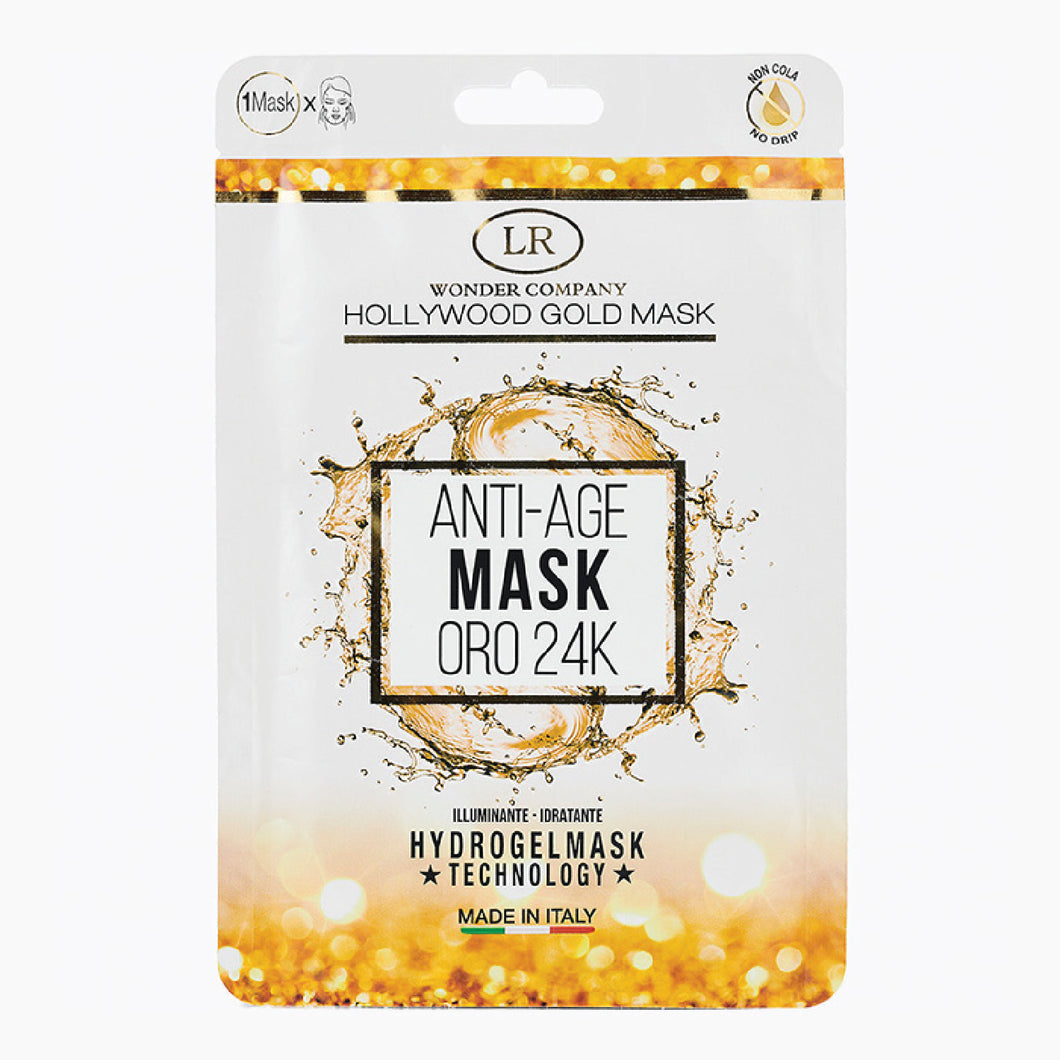 24K GOLD INSTANT GLOW ANTI-AGE FACE MASK